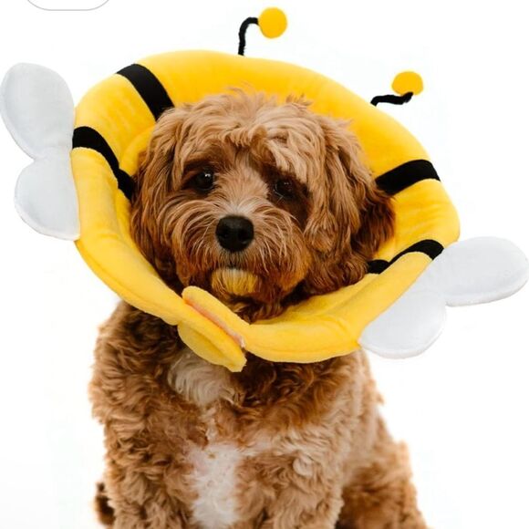 NWT New SkyReese Soft Bumblebee Cone Dogs/Puppies After Surgery Wound Care XL - Picture 1 of 9